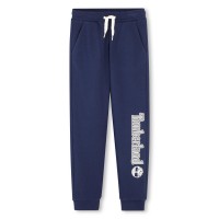 анцуг,timberland,kids,large,logo,closed,hem,fleece,joggers,blue