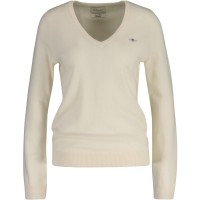 дамски,плетени,дрехи,gant,extrafine,lambswool,v,neck,cream,s,cream