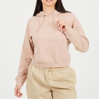 дамска,блуза,дамски,горнища,с,качулка,brave,soul,womens,cropped,hooded,sweatshirt,dusty,taupe