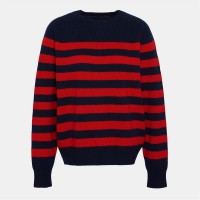 пуловер,дамски,плетени,дрехи,barbour,the,edit,by,alexa,dominic,striped,crew,neck,jumper,navy,ruby