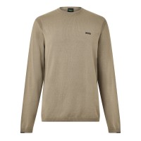 пуловер,мъжки,пуловери,boss,mens,boss,green,crew,neck,jumper,with,logo,detail,light,green,334