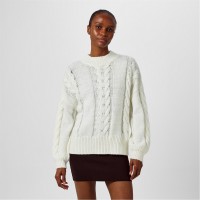 пуловер,дамски,плетени,дрехи,jack,wills,os,cable,jumper,ld44,vintage,white