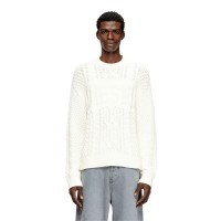 пуловер,мъжки,пуловери,diesel,men,s,crew,neck,jumper,white