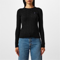 блуза,дамски,плетени,дрехи,polo,ralph,lauren,julianna,crewneck,sweater,polo,black