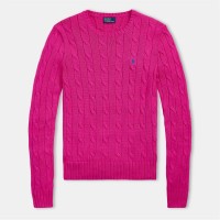 пуловер,дамски,плетени,дрехи,polo,ralph,lauren,women's,cable,knit,jumper,regatta,pink