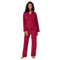комплект,дамски,пижами,dkny,dkny,fleece,pj,set,ld54,red,heartlines