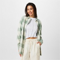 дамски,ризи,jack,wills,flannel,shirt,ld44,iceberg,green