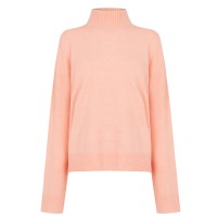 пуловер,дамски,плетени,дрехи,french,connection,jeanie,high,neck,jumper,dusty,pink