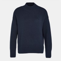 дамски,пуловер,дамски,плетени,дрехи,barbour,womens,sandy,jumper,navy