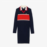 рокля,дамски,поли,и,рокли,lacoste,lacoste,polo,dress,ld99,blue,sunrise
