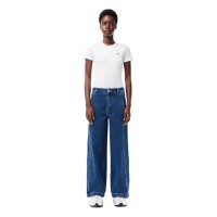 дънки,дамски,дънки,lacoste,lacoste,wide,jeans,ld99,medium,blue