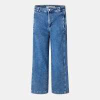 дънки,дамски,дънки,lacoste,women's,high,rise,wide,leg,jeans,medium,blue