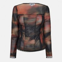 дамска,къса,блуза,дамски,топове,amylynn,women,s,long,sleeve,crop,top,multi