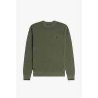 пуловер,мъжки,пуловери,fred,perry,crew,neck,jumper,wrth,green,x21