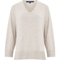 пуловер,дамски,плетени,дрехи,french,connection,ebba,vhari,jumper,oatmel,mel