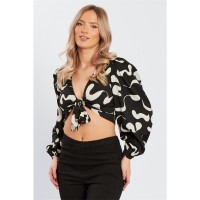 дамски,топове,influence,tie,front,top,ld99,black
