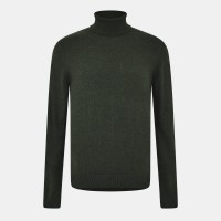 пуловер,мъжки,пуловери,jack,and,jones,men,s,knitted,roll,neck,jumper,kombu,green
