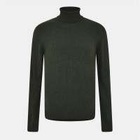 пуловер,мъжки,пуловери,jack,and,jones,men's,knitted,roll,neck,jumper,kombu,green
