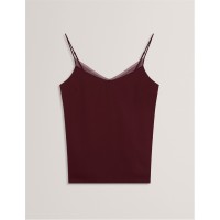 потник,дамски,топове,ted,baker,ted,chiffon,cami,ld54,oxblood