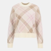 дамски,пуловер,дамски,плетени,дрехи,barbour,womens,sara,tartan,jumper,multi