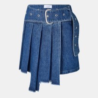 дамска,пола,off,white,women,s,structured,denim,skirt,blue