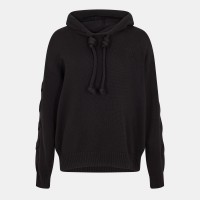 суичър,мъжки,ежедневни,облекла,мъжки,горнища,с,качулка,off,white,men,s,graphic,knitted,hoodie,black