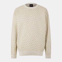 плетена,блуза,мъжки,пуловери,мъжки,тениски,boss,men,s,cjimino,crew,neck,cotton,knitted,top,open,white,131