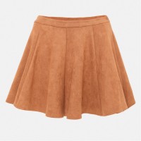 пола,поли,и,къси,панталони,дамски,облекла,размер,i,saw,it,first,faux,suede,skater,skirt,tan