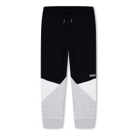 детски,анцуг,детски,облекла,boss,block,closed,hem,jersey,jogging,bottoms,infants,black,09b