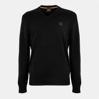 блуза,мъжки,пуловери,boss,men's,kanovano,v,knitwear,jumper,black