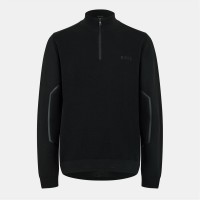 блуза,облекла,на,разпродажба,мъжки,пуловери,boss,zip,neck,sweater,black