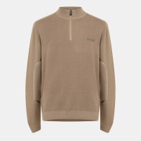 блуза,облекла,на,разпродажба,мъжки,пуловери,boss,zip,neck,sweater,light,green