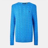 пуловер,мъжки,пуловери,polo,ralph,lauren,cable,knit,jumper,blue,orbit
