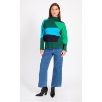 пуловер,дамски,плетени,дрехи,little,mistress,women's,crew,neck,jumper,multi