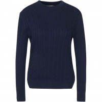 дамски,пуловер,barbour,womens,hartland,crew,neck,jumper,navy