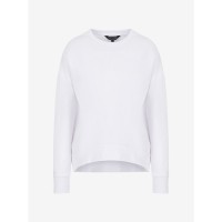 блуза,armani,exchange,crewneck,sweatshirt,white