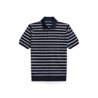 блуза,с,яка,мъжки,пуловери,мъжки,тениски,polo,ralph,lauren,men,s,knitted,short,sleeve,polo,shirt,navy,white