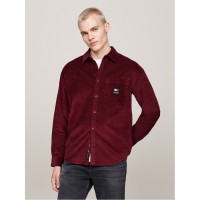 мъжки,ризи,tommy,jeans,long,sleeved,chunky,corduroy,shirt,deep,rouge