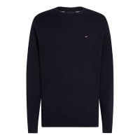 блуза,мъжки,пуловери,tommy,hilfiger,essential,cotton,crew,neck,pullover,sweater,desert,sky