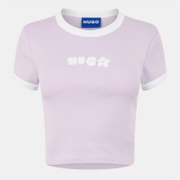 бебешка,тениска,дамски,топове,hugo,dalia,baby,ringer,t,shirt,lt,pstl,purple