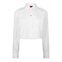 дамски,ризи,hugo,ecarla,cropped,shirt,white