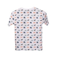 юношеска,тениска,детски,3/4,панталони,детски,тениски,trespass,safary,printed,t,shirt,juniors,white