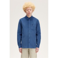 риза,с,дълъг,ръкав,облекла,на,разпродажба,мъжки,ризи,fred,perry,long,sleeve,shirt,midnight,f57