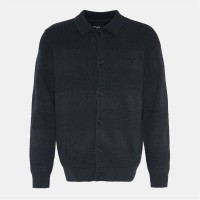 жилетка,мъжки,пуловери,barbour,filley,collared,cardigan,black,bk52