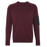 пуловер,мъжки,пуловери,barbour,international,blades,crew,neck,jumper,bordeaux,re98
