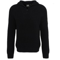 пуловер,мъжки,пуловери,barbour,international,chester,half,zip,jumper,black,bk11