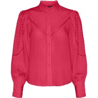 риза,с,дълъг,ръкав,дамски,ризи,vero,moda,long,sleeve,lace,shirt,rspbrry,wine