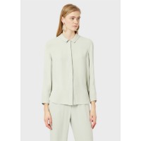дамски,ризи,emporio,armani,button,up,shirt,light,green
