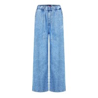панталони,дамски,чорапогащи,и,клинове,tommy,jeans,women's,twill,denim,long,palazzo,trousers,denim,medium