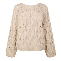 пуловер,дамски,плетени,дрехи,boss,women's,c,fanova,knitted,jumper,open,beige